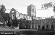 South West c.1885, Fountains Abbey
