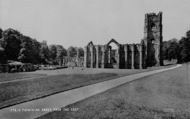 The Abbey From East c.1955, Fountains Abbey