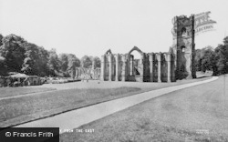 The Abbey From East c.1955, Fountains Abbey