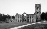 The Abbey Ruins c.1955, Fountains Abbey