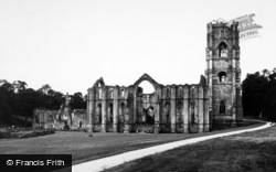 The Abbey Ruins c.1955, Fountains Abbey