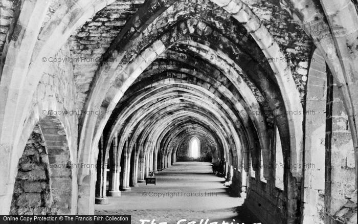 Photo of Fountains Abbey, The Cellarium c.1900