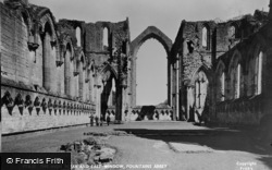 The High Altar And East Window c.1955, Fountains Abbey