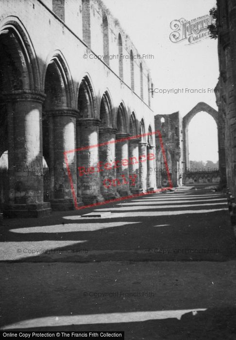 Photo of Fountains Abbey, The Nave c.1935