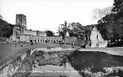 View From The West c.1955, Fountains Abbey