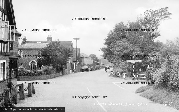 Photo of Four Elms, Cross Roads c.1955