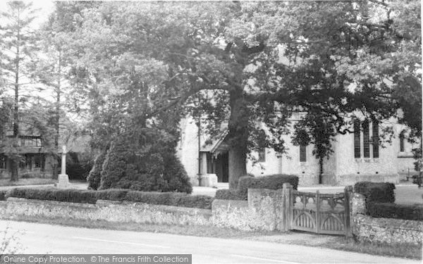 Photo of Four Elms, The Church From The Cricket Ground c.1955