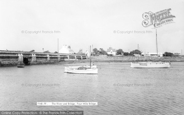 Photo of Four Mile Bridge, The River And Bridge c.1960