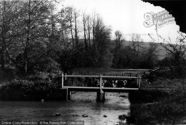 Photo of Fovant, Lake And Footbridge c.1955