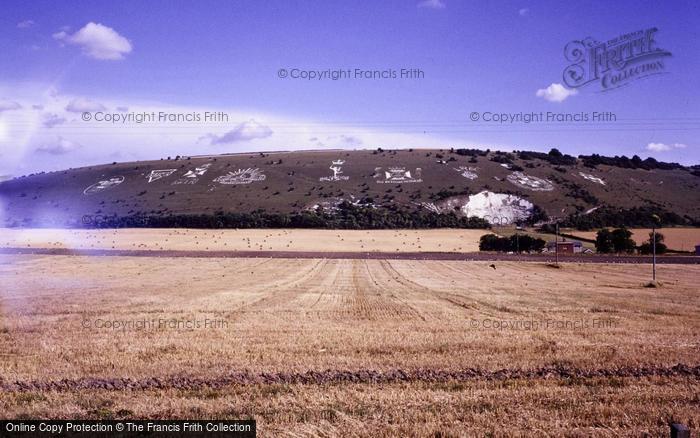 Photo of Fovant, Regimental Emblems 1990