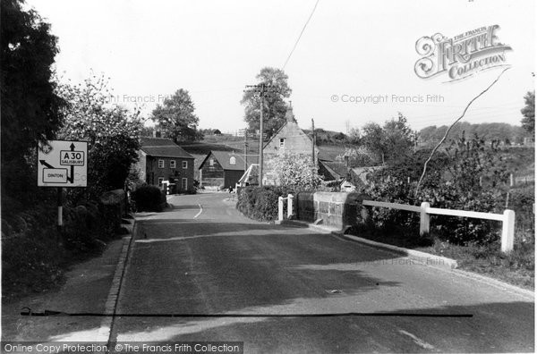 Photo of Fovant, The Cross Road c.1955