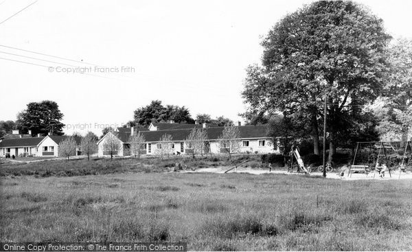 Photo of Fovant, The Poplars c.1955