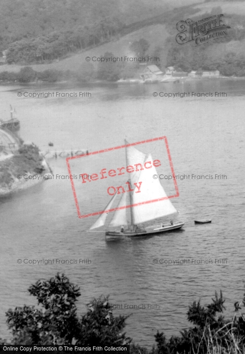 Photo of Fowey, A Ship On The River 1908