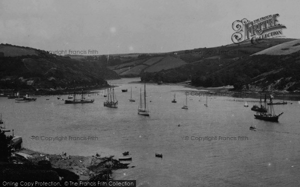 Photo of Fowey, Boats In The Harbour c.1900