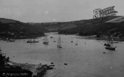 Boats In The Harbour c.1900, Fowey
