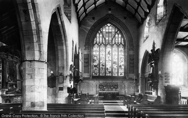 Photo of Fowey, Church Interior 1898