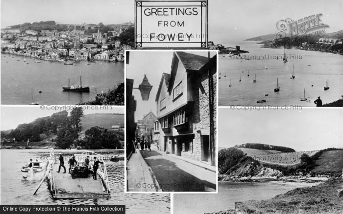 Photo of Fowey, Composite c.1930