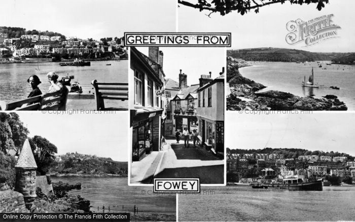 Photo of Fowey, Composite c.1955