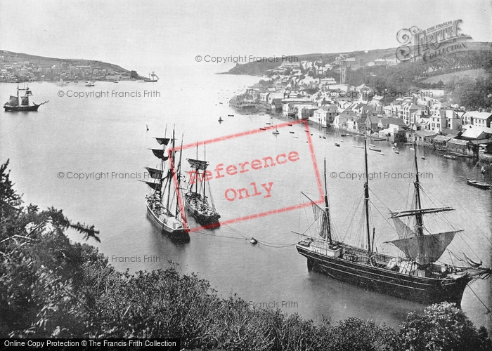 Photo of Fowey, Entrance To Harbour 1893