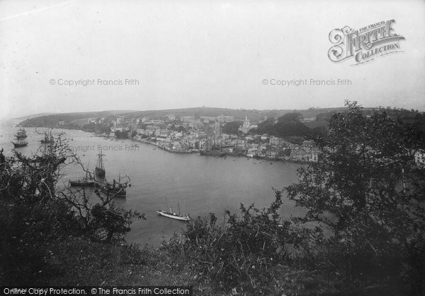 Photo of Fowey, From Hall Walk 1892