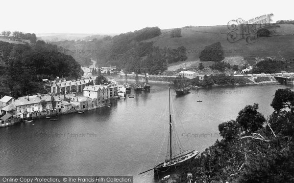 Photo of Fowey, From Hall Walk 1898