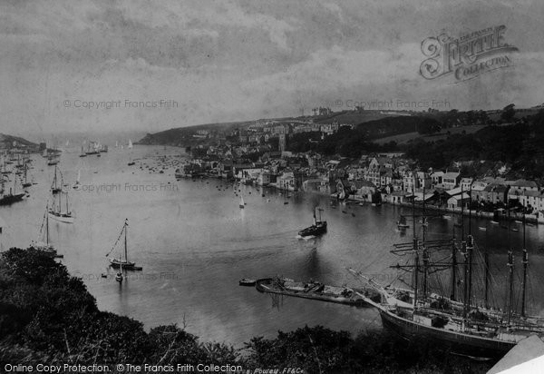 Photo of Fowey, From Hall Walk 1901