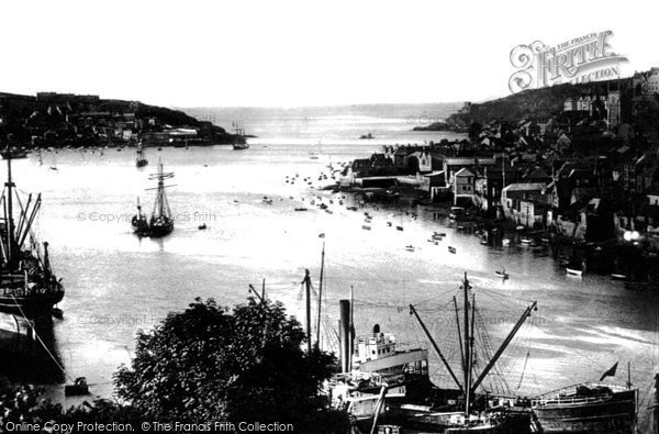 Photo of Fowey, From Hall Walk c.1920