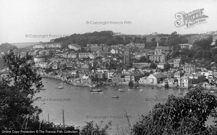 Photo of Fowey, From Hall Walk c.1955