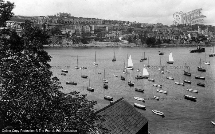 Photo of Fowey, From Polruan 1908