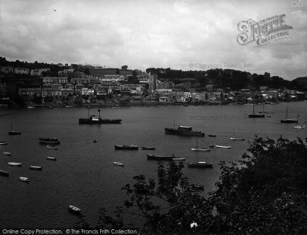 Photo of Fowey, From Polruan 1935
