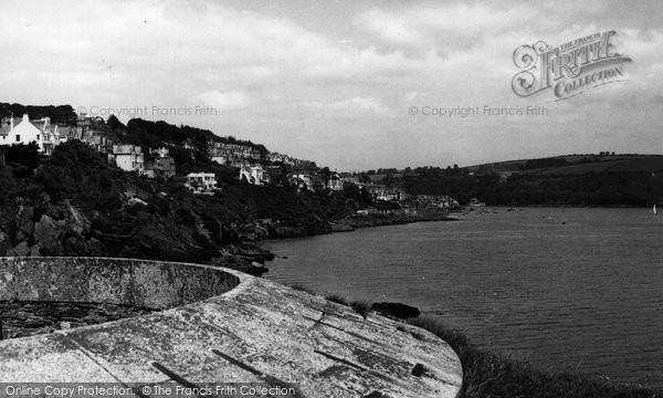 Photo of Fowey, From St Catherine's c.1955