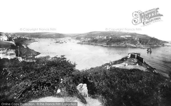 Photo of Fowey, From The Castle 1901