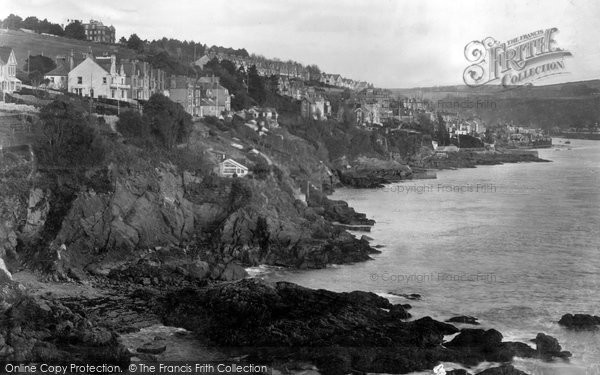 Photo of Fowey, From The Castle c.1930