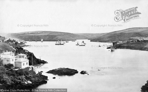 Photo of Fowey, Harbour And Point Neptune c.1876