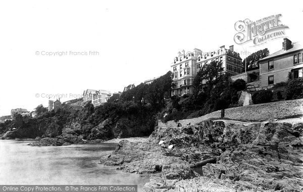 Photo of Fowey, Hotel From Ferry Rock 1893