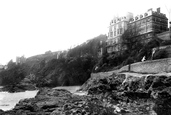 Hotel From The Rocks 1892, Fowey