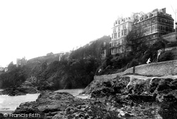 Hotel From The Rocks 1892, Fowey