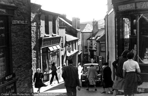 Photo of Fowey, Lostwithiel Street c.1955