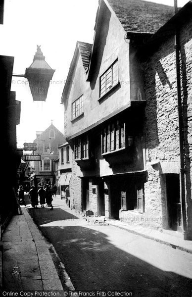 Photo of Fowey, Old Houses In Fore Street c.1930