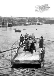 Passengers On The Ferry c.1930, Fowey