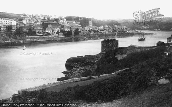 Photo of Fowey, Polruan Castle From Coast Guard Station 1893
