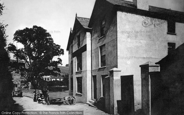 Photo of Fowey, Railway Hotel 1888