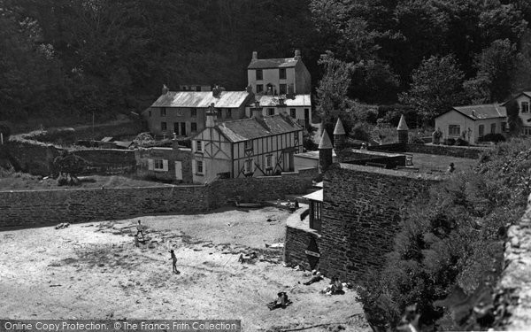 Photo of Fowey, Ready Money Cove c.1955