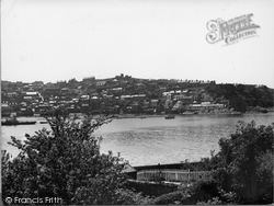 River Fowey And Polruan c.1955, Fowey