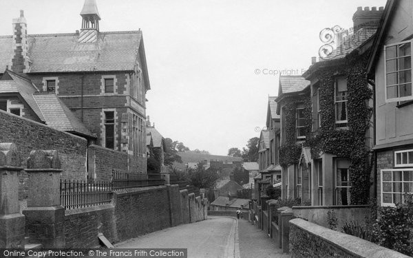 Photo of Fowey, School Road And Girls' School 1913
