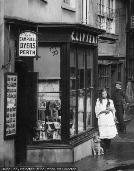 Photo of Fowey, Shop In South Street 1908
