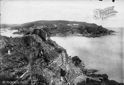St Catherine's Fort And Polruan Cliff 1893, Fowey