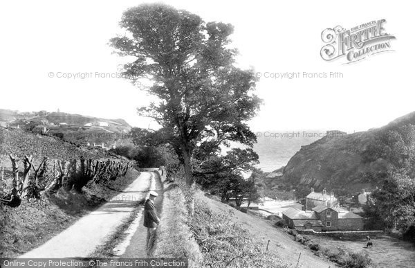 Photo of Fowey, St Catherine's Parade And Ready Money Cove 1908