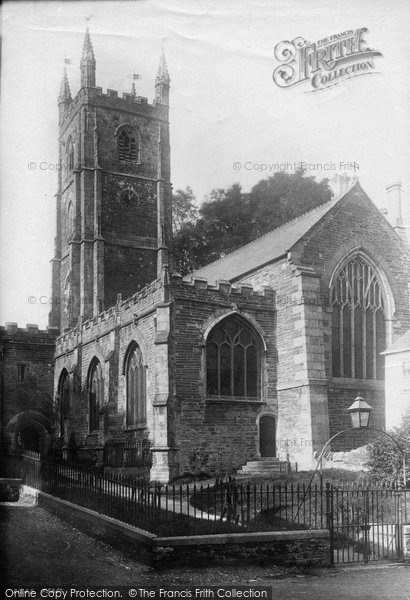 Photo of Fowey, St Fimbarrus Church 1888