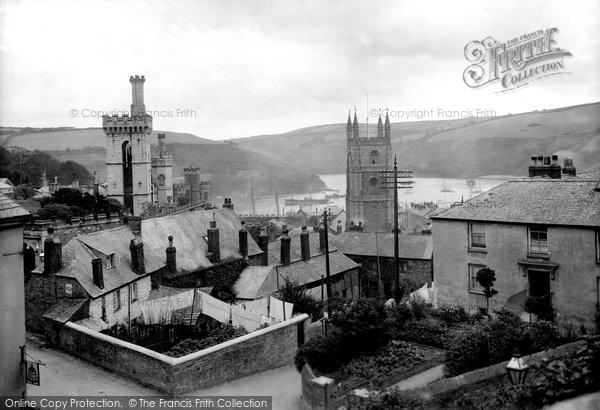 Photo of Fowey, St Fimbarrus Church And Place House 1913